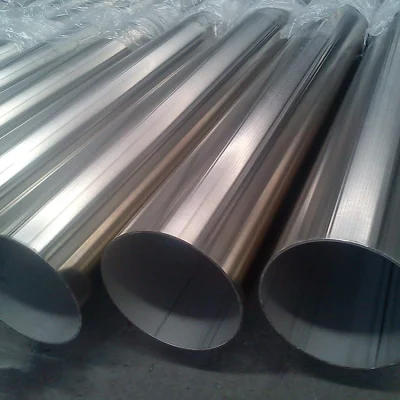 Acier Inoxyable SS 201 202 301 304 tubo soldado 316 316L 321 409 904L 2205 tubo redondo de acero inoxidable Precio competitivo por Ton