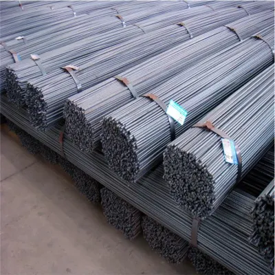 HRB400 HRB500 Hrb500e Acero deformado Rebar barra redonda refuerzo de la construcción Hierro Metal laminado en caliente Cuadrado redondo Acero inoxidable al carbono plano Barra de TMT corrugada
