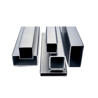 Hierro carbono tubo cuadrado de acero galvanizado leve relación precio/Barras de cuerpos huecos cuadrados 4X4 Q235B A36 A53 TP304