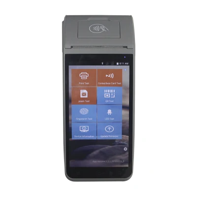 Z91 Android 6.0 Terminal POS dispositivo todo en un sistema con huella digital