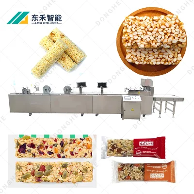 Nuevo diseño barra de cereales máquina/arroz barra de nutrición línea de producción