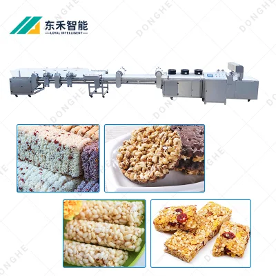 Nuevo diseño barra de cereales máquina/arroz barra de nutrición línea de producción