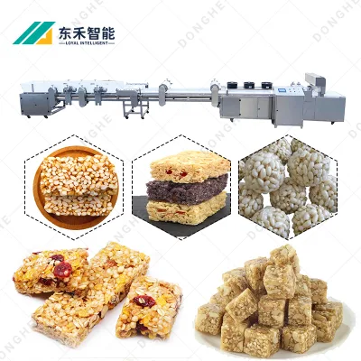 Nuevo diseño barra de cereales máquina/arroz barra de nutrición línea de producción