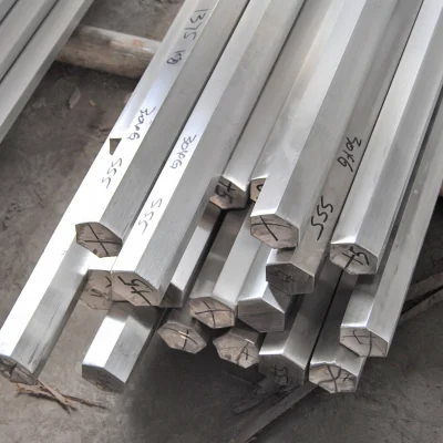 301 302 303 304 304L varilla hexagonal/cuadrada AMS5659 6mm Acero inoxidable Barra de acero