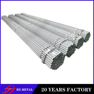 La construcción de laminado en frío caliente ASTM A53 A106 de cuerpos huecos rectangulares de acero galvanizado cuadrado redondo de acero al carbono tubo estructural mecánica