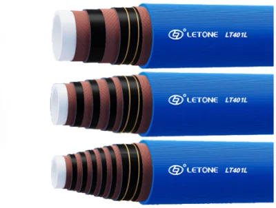 Cable de acero de tubo blindado de tubo flexible multiuso de baja presión PTFE Lt401len12115 Tubo de flúor tubo de presión de aceite de PTFE y EPDM Synthetic Goma