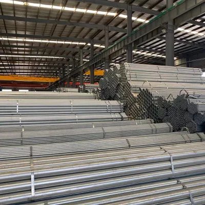Carbón A53 A106 Seamles tamaños BS 1387 Galvanizado redondo soldado Tubería ERW tubería DIP caliente ERW tubo rectangular tubo estructural tubo de acero Tubo galvanizado soldado