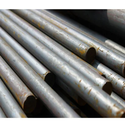China Proveedor de varilla de acero al carbono de la barra de acero de Acero Cromado barras redondas de acero al carbono negro Barra redonda de acero de 10mm varilla redonda 1055 Barra redonda de acero al carbono