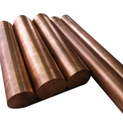 C70620 C71000 Metal de bronce puro Cobre rojo de varilla de latón puro Barra redonda barra de cobre personalizada para una entrega rápida de alta calidad