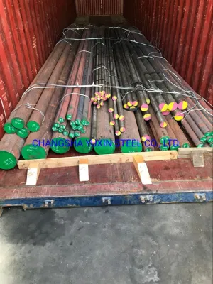 Acero al carbono, acero inoxidable C20,C45,C50,42CrMo4, 34CrNiMo6,18crnimo7-6,15crni6,25cr2ni4, barra redonda de acero aleado, barra hueca sólida de círculo