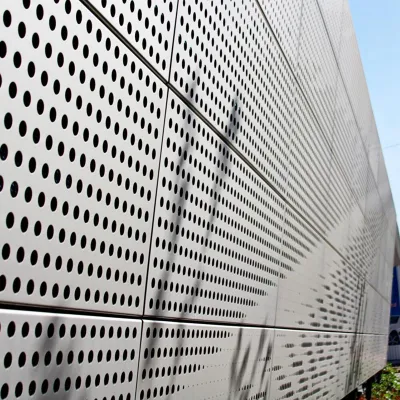 Jardinería Chapas perforadas con agujeros redondos
