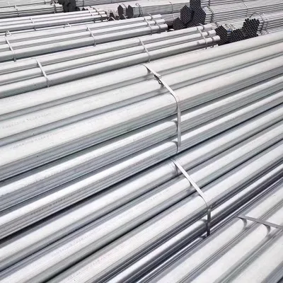 Venta en caliente Alta calidad de acero galvanizado tubo/tubo 1 X 36 Tubos de acero chapado en zinc
