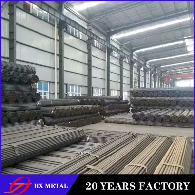 China Tianjin Q235B la construcción de la Ronda de rectángulo cuadrado negro barras de sección hueca