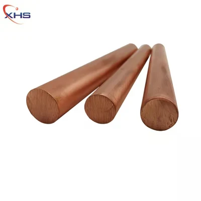 Bronce de alta calidad C12500 C14200 C10920 C10930 C11000 C11300 C11400pure Metal Pure Copper Round Bar Factory Precio barra de latón Rojo/Púrpura Varilla de cobre