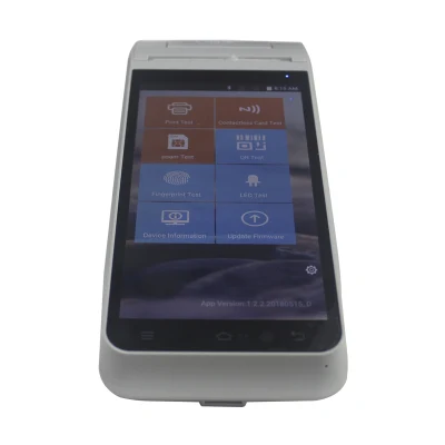 Z91 Android 6.0 Terminal POS dispositivo todo en un sistema con huella digital