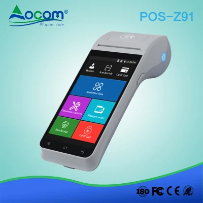  5.5 &quot;Android POS Terminal de mano con la impresora térmica de 58mm