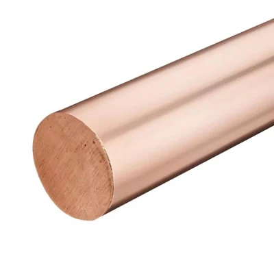 Alta calidad de 8mm de diámetro 99,99% de cobre puro C1100 Barra redonda de la barra de cobre de 2mm 3mm 6mm 16mm de cobre de varilla de tierra