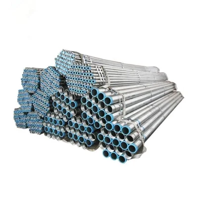 Carbón A53 A106 Seamles tamaños BS 1387 Galvanizado redondo soldado Tubería ERW tubería DIP caliente ERW tubo rectangular tubo estructural tubo de acero Tubo galvanizado soldado