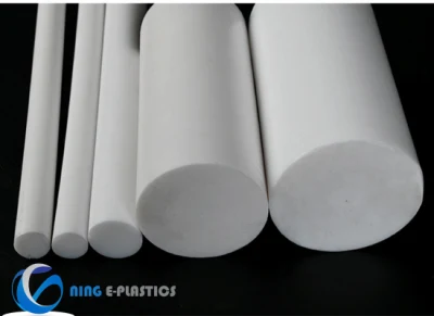 PA6 varilla de nylon HDPE Politetrafluoroetileno barras redondas aislamiento carbono bronce Varillas de PTFE con fibra de vidrio