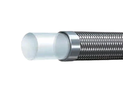 Manguera química continental de alta presión PTFE y acero EPDM 2 Malla de alambre de cuatro capas de caucho resistente a productos químicos de alambre de acero en espiral Manguera