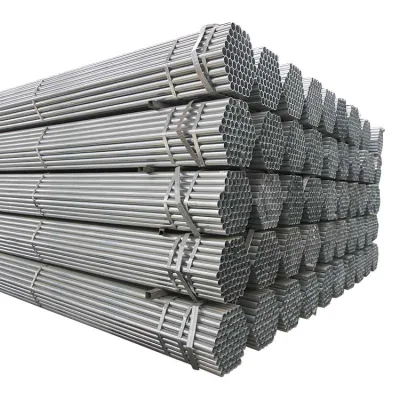 Acero ASTM A36 SS400 Pre-Galvanized caliente Tubo de acero del tubo de acero redondo Gi cruce