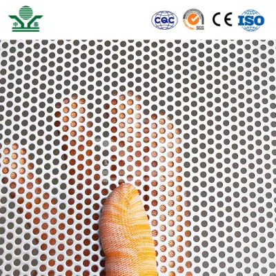 La malla metálica perforada redonda Zhongtai China proveedores valla metálica perforada de 0,2mm - 20mm de espesor hojas de metal perforado para tapas de radiador