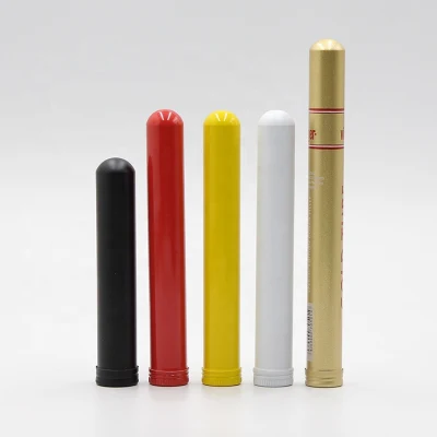  Tubo de aluminio para cigarros de aluminio, vacío, redondo y resistente al agua Embalaje