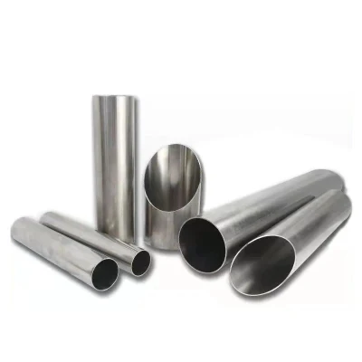Materiales de construcción ASTM AISI/DIN/JIS SS/sus 201 304 316 316L 430 Pickling Ba 2b Ba brillante Polaco Acero inoxidable laminado en caliente Tubo redondo de tubo soldado/sin costuras