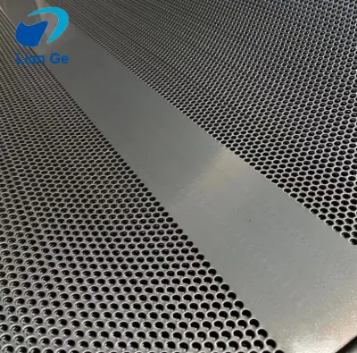 Malla perforada Fabricante de agujero redondo rollo de malla 201 304 inoxidable Chapa perforada de acero