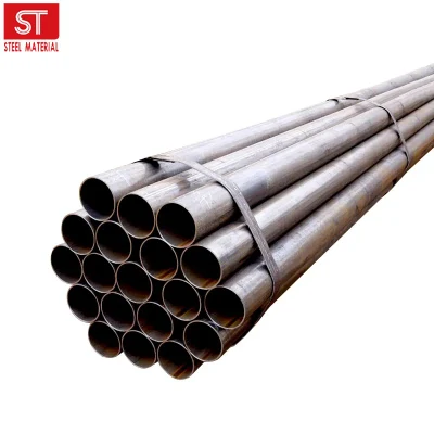 MS tubos galvanizados redondos BS1387 tubo de acero de carbono soldado ERW SA213 P91/T11 SA355 13crmo4 SA192 SA53 A160 Sch 10 Carbon Tubería y tubos de acero