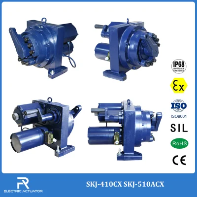 Señal de entrada y salida 4-20mA tensión de alimentación 220V/380V 50Hz SKJ-410cx SKJ-510acx un cuarto de vuelta inteligente