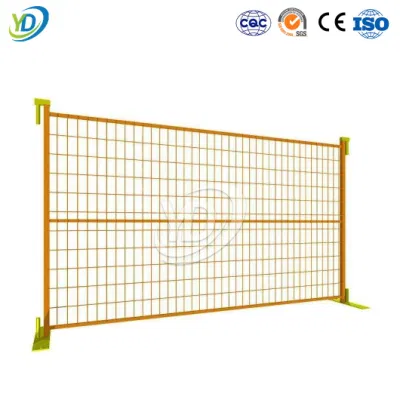 Yeeda Acero placa Fence pies Canadá aluminio temporal Fence China Temporal 6 pie de cercado Vendedores Verde Temp cercado
