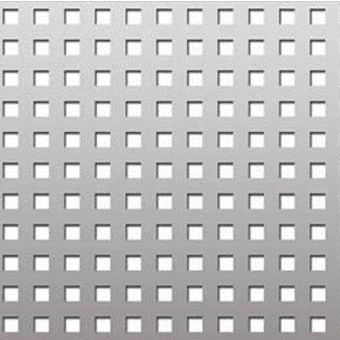 Punzón decorativos orificio redondo de acero inoxidable galvanizado hoja de la pantalla de metal perforado/placa