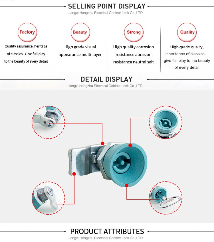 Ms702 Hengzhu Quarter Turn Lock Cabinet Door Metal Cabinet Cam Lock