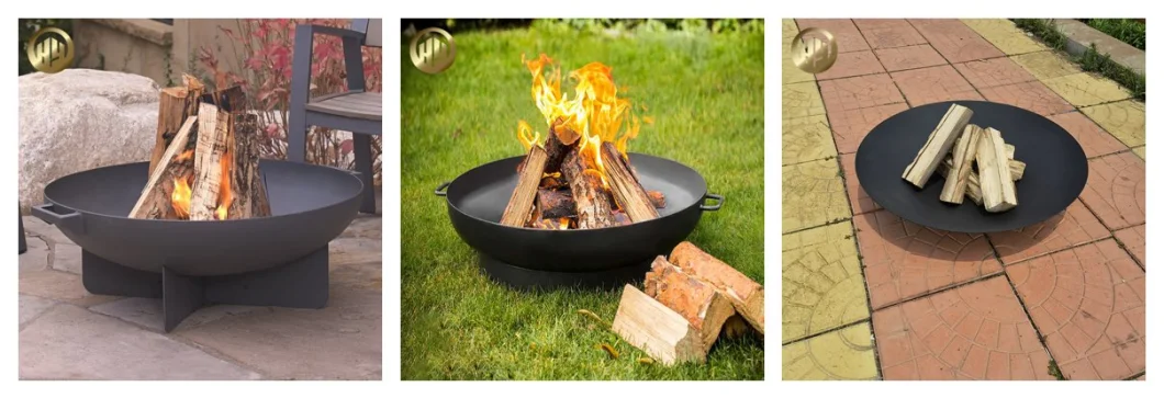Welding Round Metal Wood Burning Fire Bowl Pit with Base