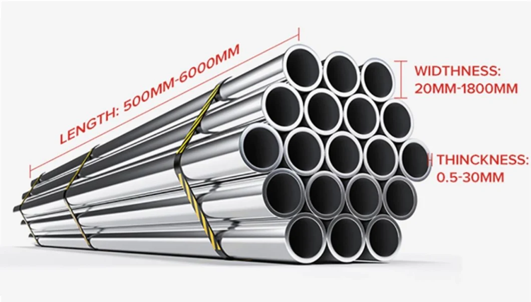 Manufacturer 304 304L Round Stainless Steel Pipe Supplier Inox Tube Steel Stainless