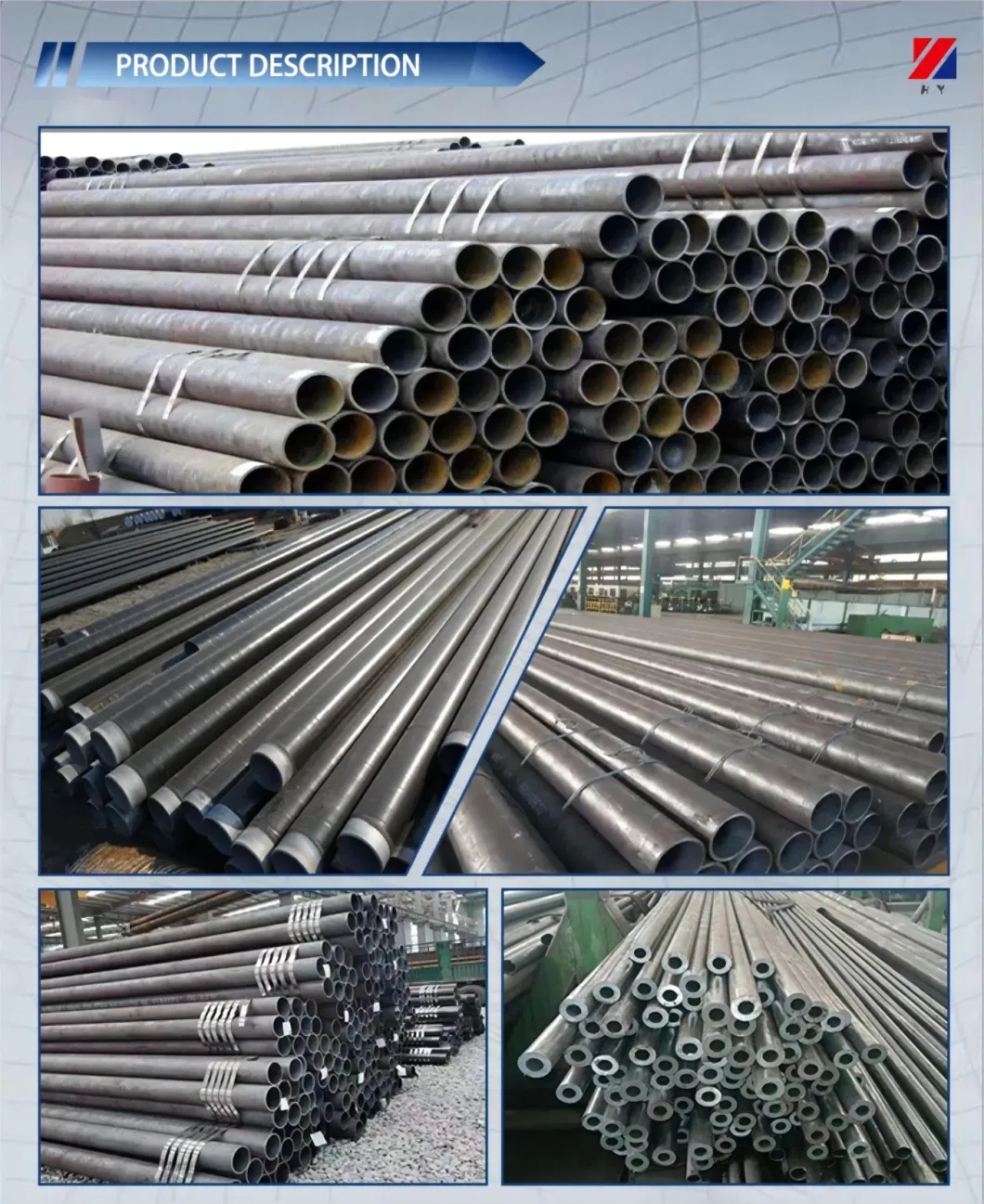 Building Project Steel Welded Pipe 15mm-300mm Round ERW 6 Inch Carbon Steel Pipe