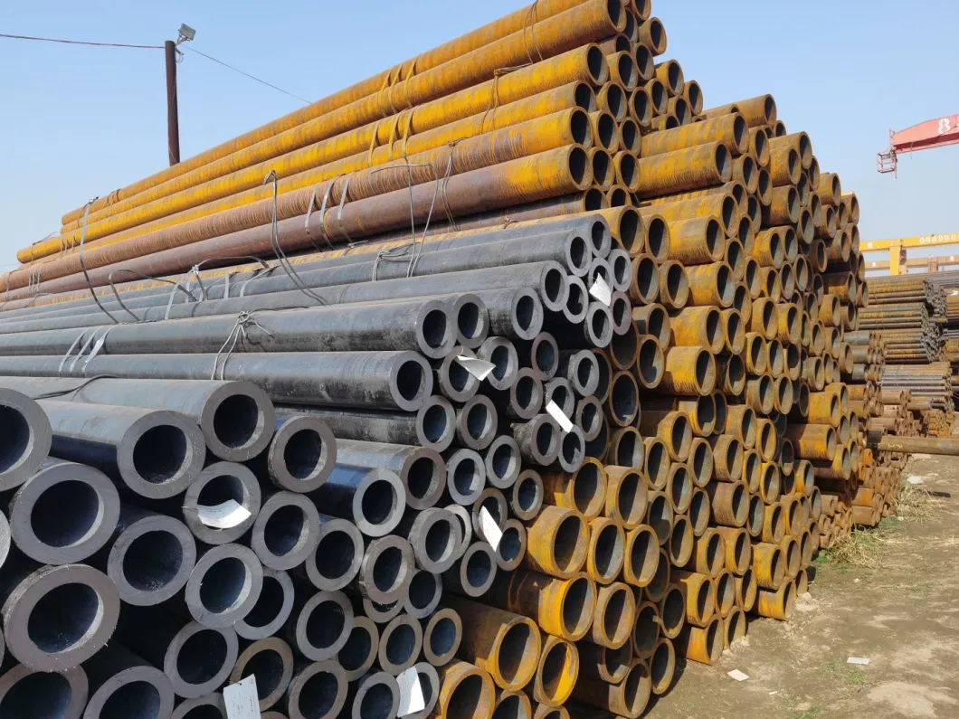 Building Hot Rolled ASTM A53 A106 Seamless Alloy Galvanized Hollow Section Square Rectangular Round Mechanical Structural Carbon Seamless Steel Pipe