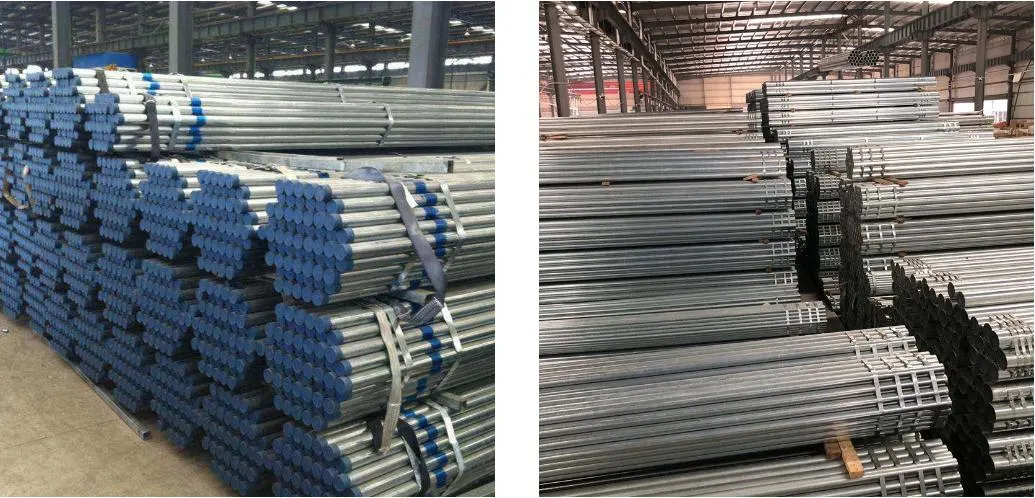 High Quality Q235 Q345 ASTM A106 Hot DIP Galvanized Round Steel Pipe Gi Pipe Pre Galvanized Steel Tube