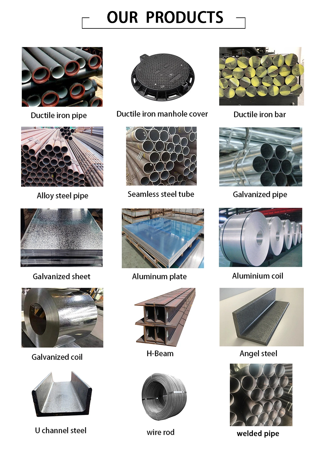 Round and Square Bar Stock From Good Ductile Iron Bars