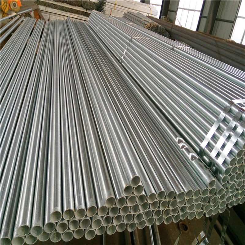 Hot Dipped Galvanized Iron Round Pipe/Tubular Carbon Steel Pipesfor Greenhouse Building Construction