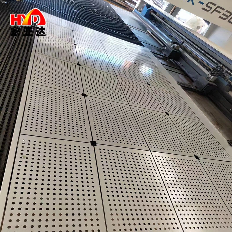 Ss Perforated Stainless Steel Sheet Round Square Hole Customized Pattern 1X1 2.5mm Thin Perforated Metal Plate with Piercing