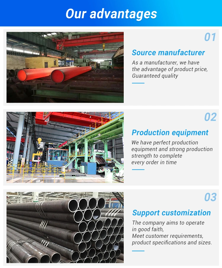 Manufacturer Steel Seamless Pipe Carbon Steel Pipe