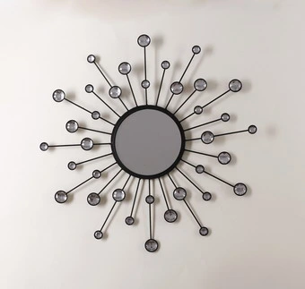 Round Metal Wall Hanging Candle Holder