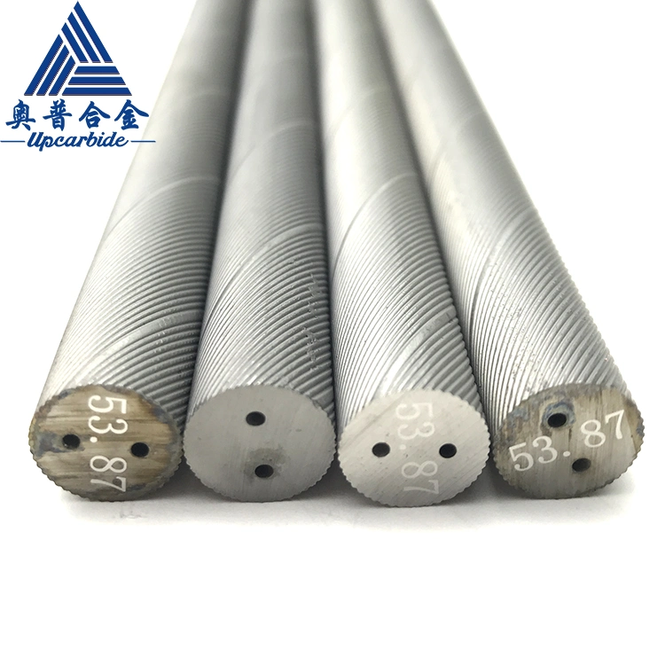 Yl10.2 Fine Grain for Making Endmill Tungsten Carbide Round Bars with Two Helical Coolant Holes Cutting Tool