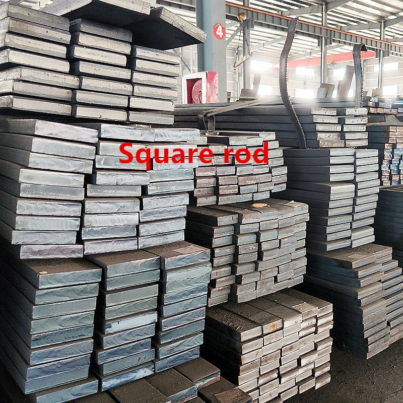 Prime Quality Ss400 S20c S45c 4140 Hot Rolled Carbon Steel Round Bars Forged Square Rod Bar Iron Mild Carbon Steel Billets 5160 Spring Steel Flat Bar