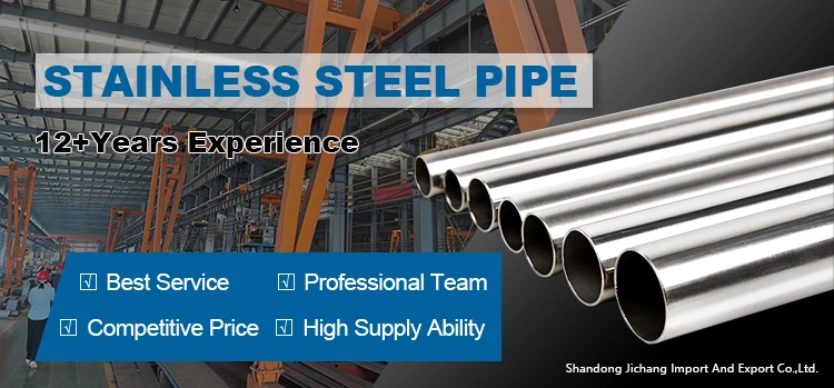 Ss Pipe 201 304 316 316L 316ti 310S 321 430 Cold Rolled Welded Stainless Steel Round Tube