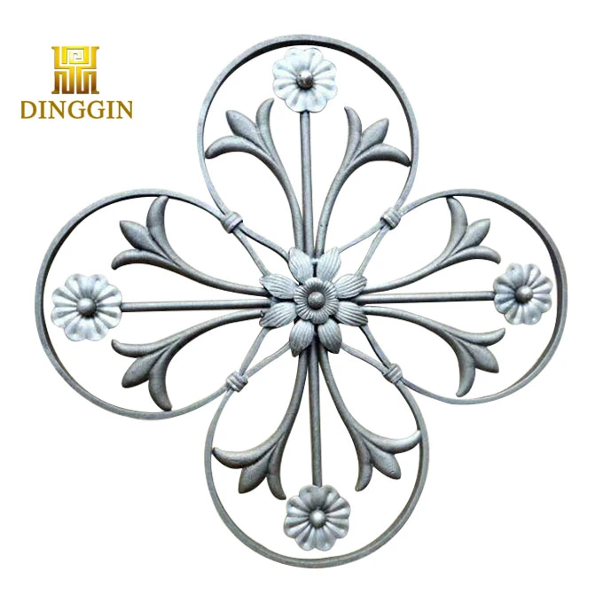 Wrought Iron Round Bars with Pierced Holes