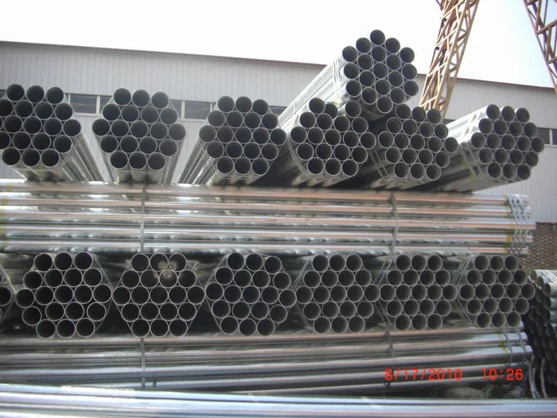 Hot Dipped Galvanized Steel Pipe/Tube/Round Section Pipe/Welded Metal Tube