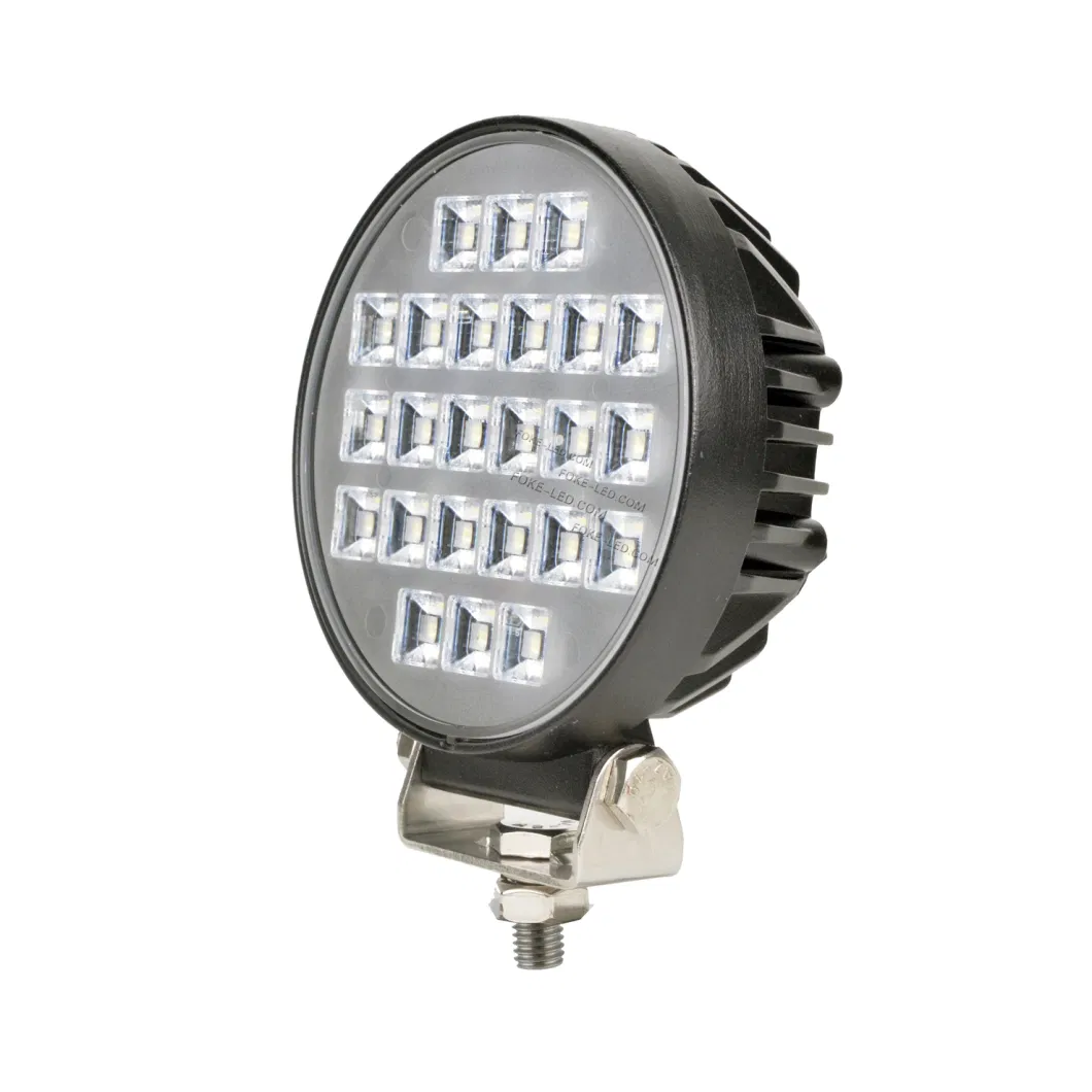 EMC Approved 4.5 Inch 24W Round LED Work Light for Mining Trucks